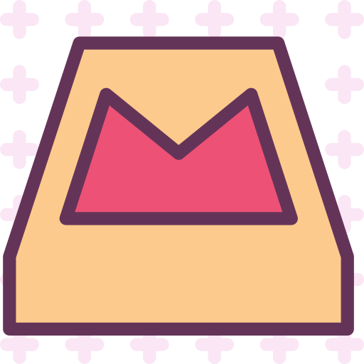 Mailboxsocialnetworkbrandlogo Free Nobackground Png Icon Download Path (salmon, black, lavender, pink, purple)