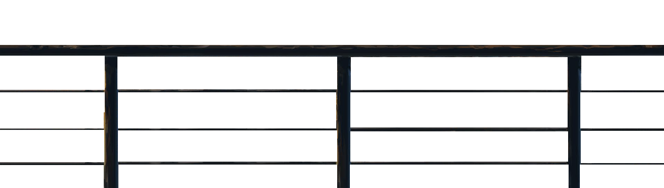 Railing Balcony Png Hd (black)