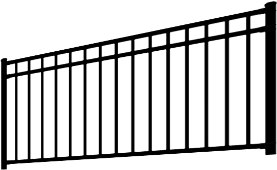 Railing Balcony Png Image (indigo, black)