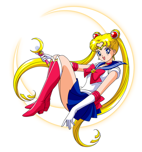 Sailor Moon Png Free Download (pink, red, white, black, salmon)