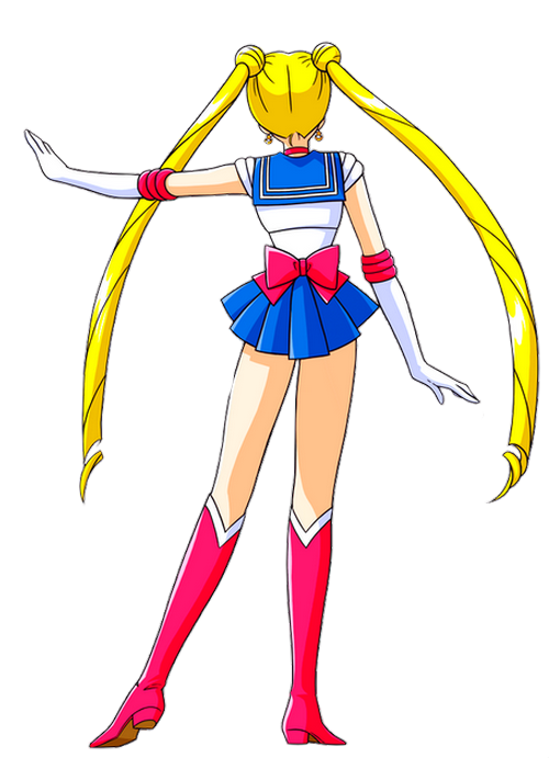 Sailor Moon Png Photo (gold, pink, white, salmon, yellow)