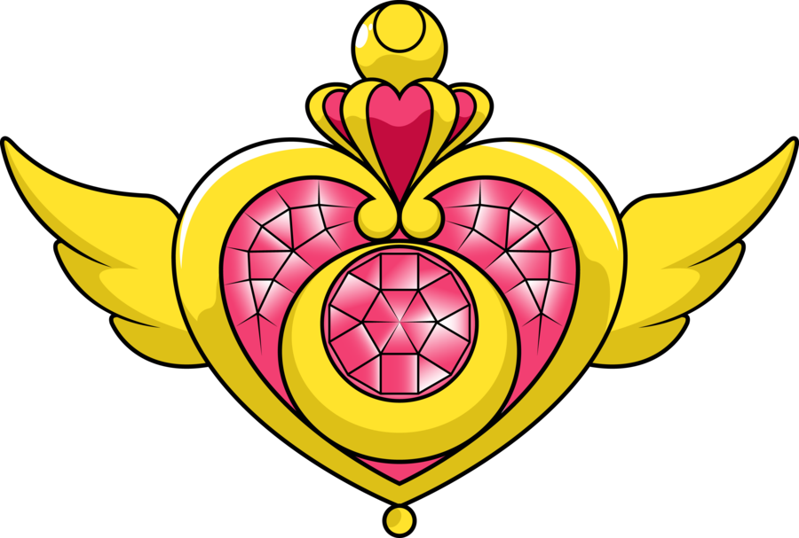 Sailor Moon Png Pic (black, gold)