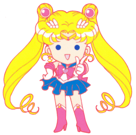 Sailor Moon Png Transparent (black, yellow, white)