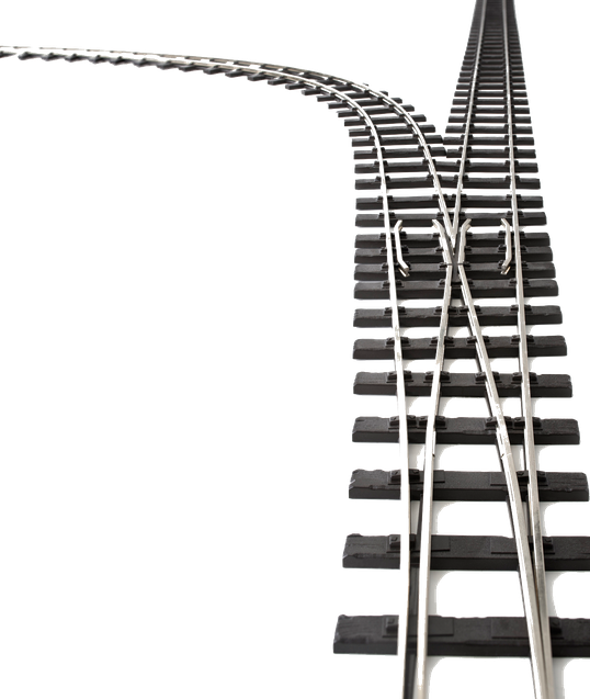 Railroad Tracks Png Transparent File (indigo, black)