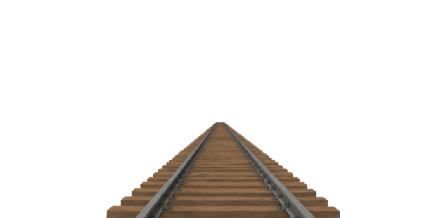 Railroad Tracks Png Transparent Image (gray, black)