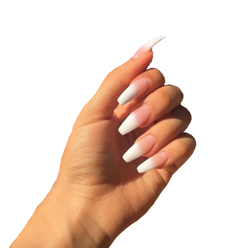 Nails Png Free Image (black, salmon, maroon)