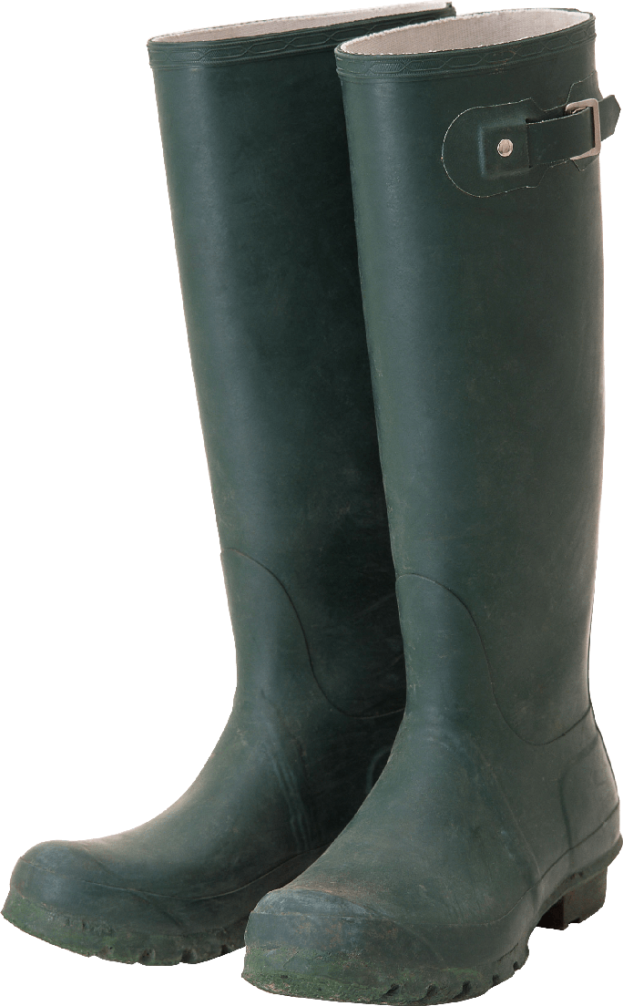 Rain Boot Png Image (gray, indigo)