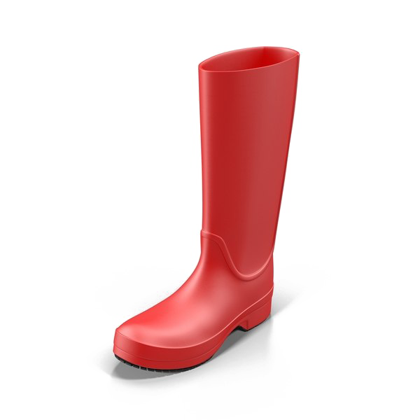 Rain Boot Png Transparent Picture (white)