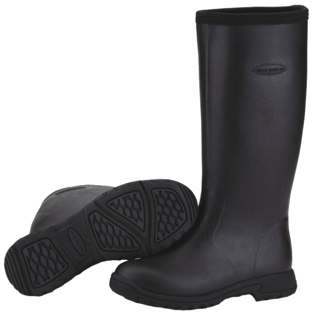 Rain Boot Transparent Png (black)