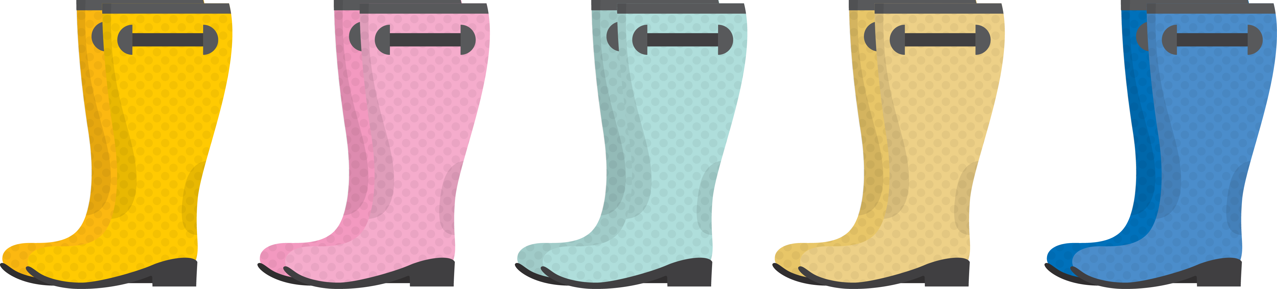 Rain Boots Png Hd Image (gold, gray, white, silver, pink)