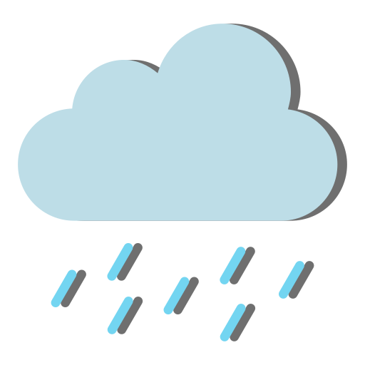 Rain Weather Icon Free Nobackground Png Icon Download (gray, lavender, black, mint)