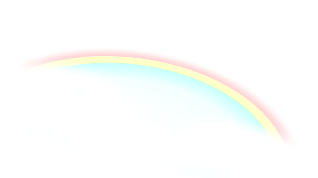 Rainbow After Rain Png (red, blue, yellow, greenish blue, white)