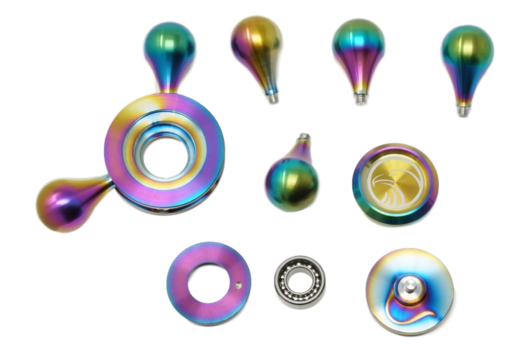 Rainbow Fidget Spinner Png Clipart (black)