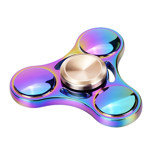 Rainbow Fidget Spinner Png Photo (white, plum, lavender)