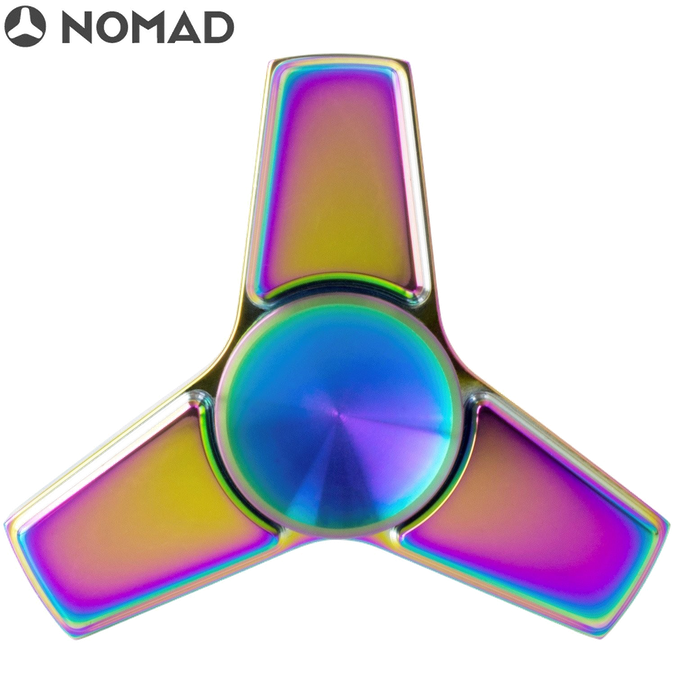 Rainbow Fidget Spinner Png Pic (gray, black)