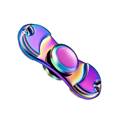 Rainbow Fidget Spinner Png Transparent Image (silver, white, gray, lavender)