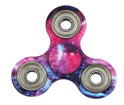 Rainbow Fidget Spinner Transparent Png (silver, black)