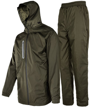 Raincoat Png File (olive, black)