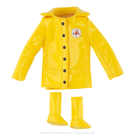 Raincoat Png Transparent Image (gold, black)