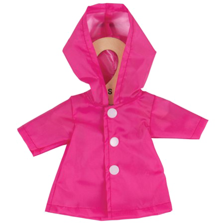 Raincoat Transparent Background (salmon, white)