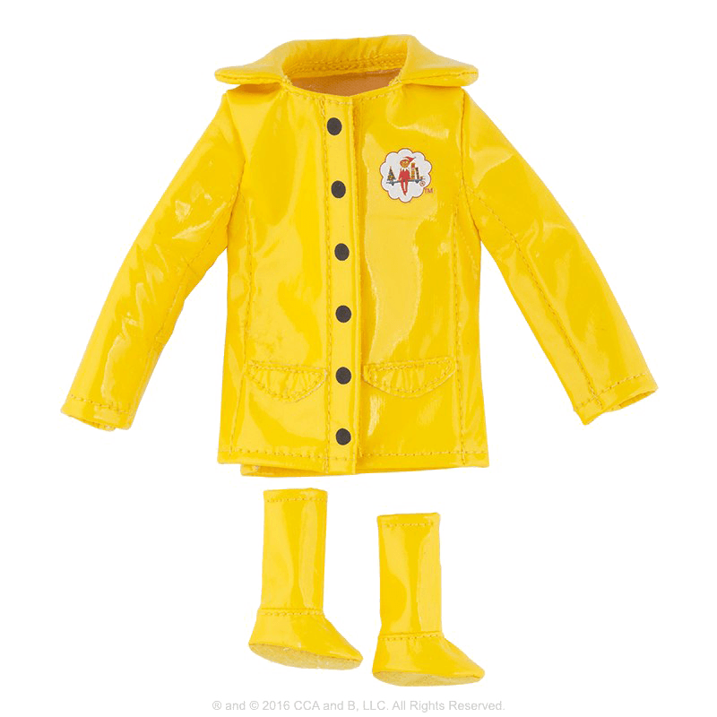 Raincoat Yellow Png Photo (gold, black)