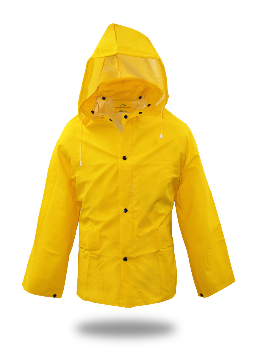 Raincoat Yellow Png Pic (gold, black)