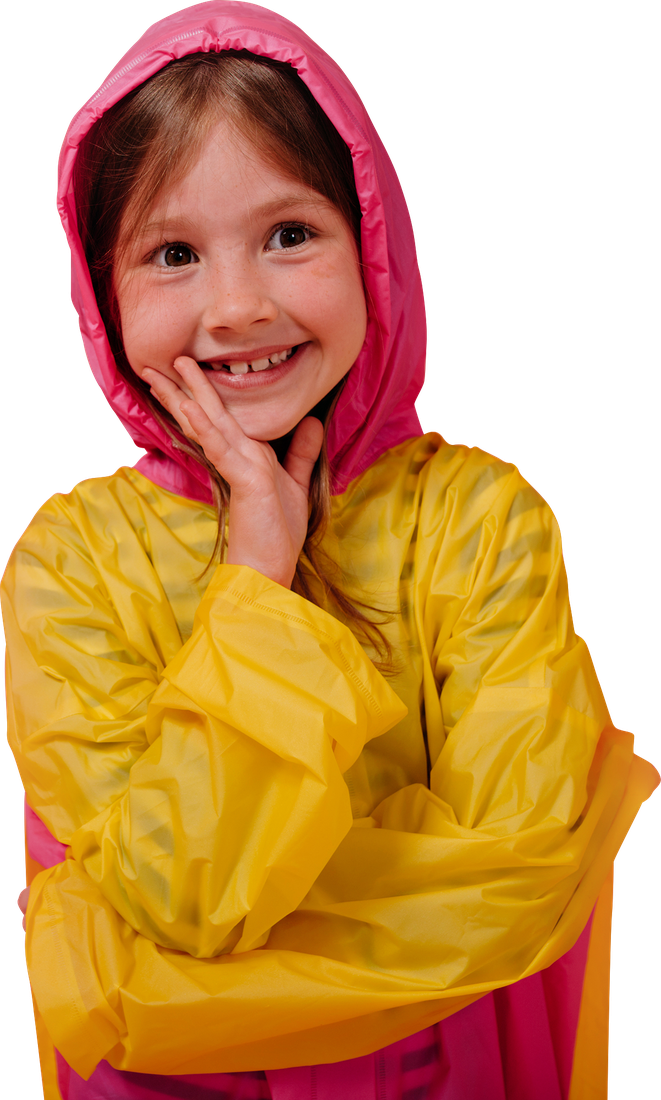 Raincoat Yellow Transparent (chocolate, black, olive, orange)