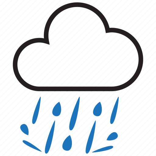 Raining Png Hd (indigo, black)