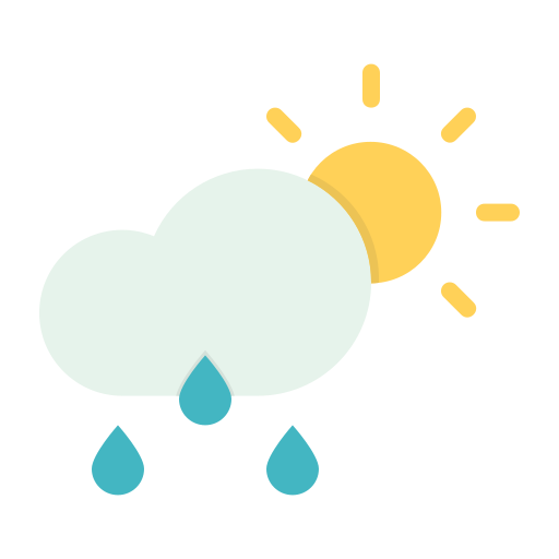 Rainrainfalldrizzlesuncloudweatherforecast Free Png Icon Download (silver, salmon, black, gray, lavender)