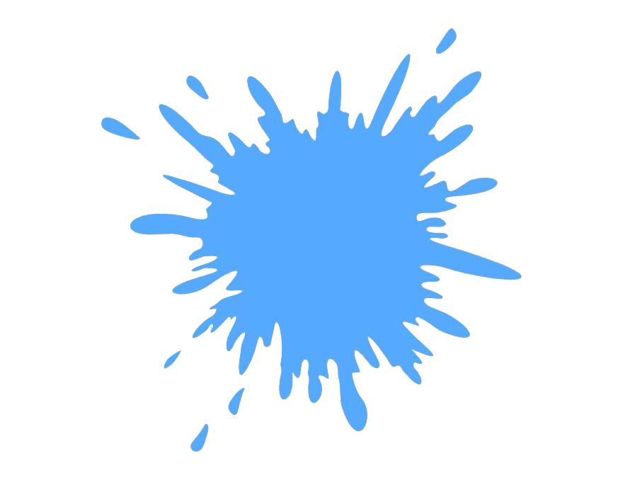 Paint Art Png File (white, greenish blue)