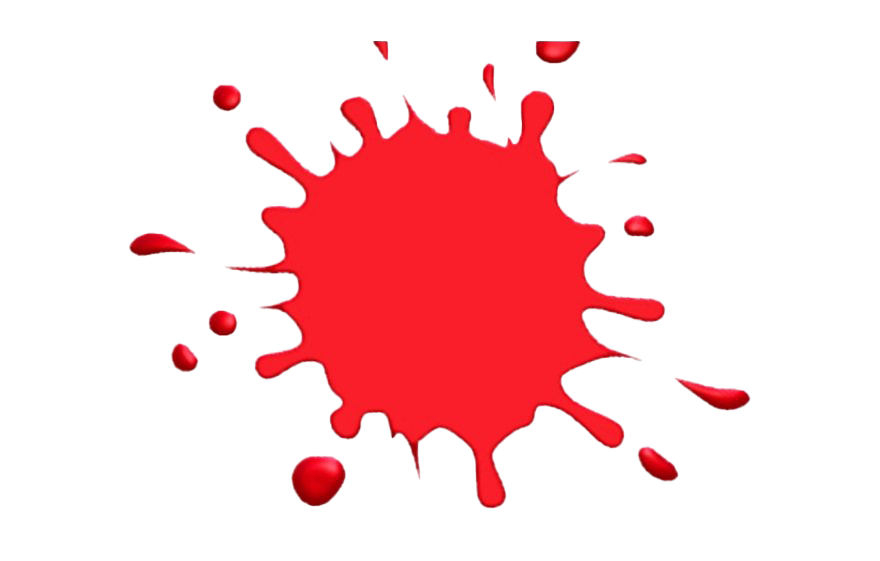 Paint Art Png Transparent Image (red, white)