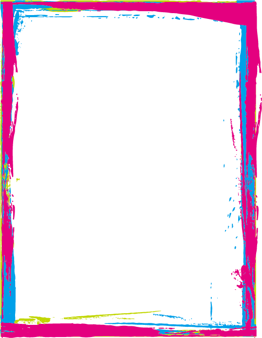 Paint Frame Png (purple, black)