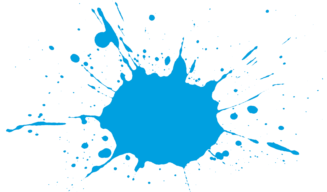 Paint Splatter Png (greenish blue, black)