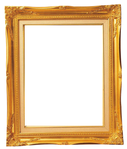 Painting Frame Png Photo (black, salmon)