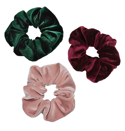 Hair Band Scrunchie Png Photo (black)