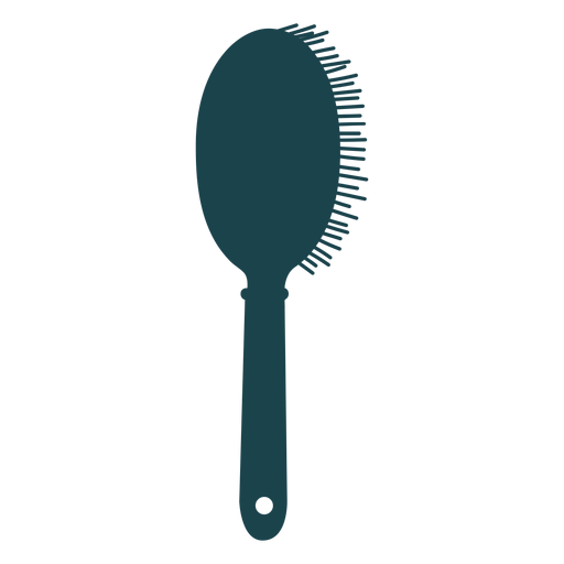 Hair Brush Transparent Background (teal, black)