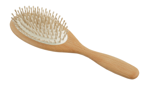 Hair Brush Transparent Png (beige, white)