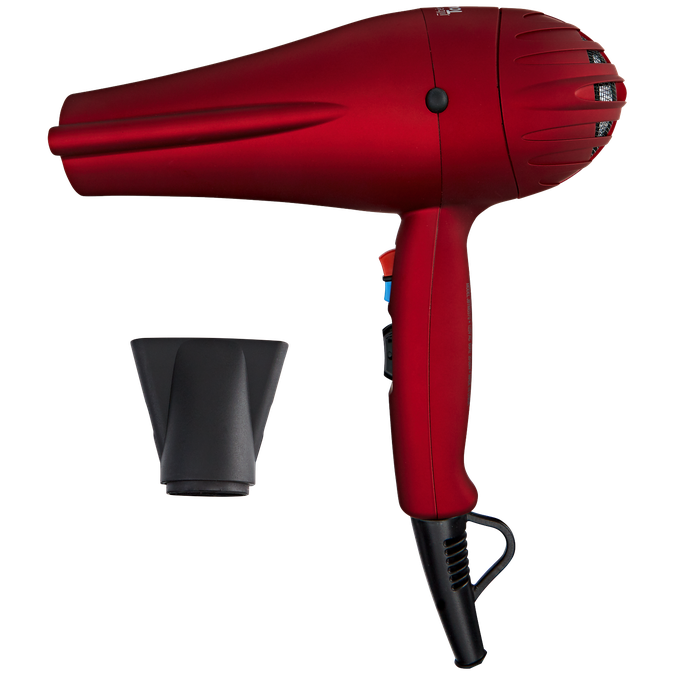 Hair Dryer Download Png Image (black, maroon)