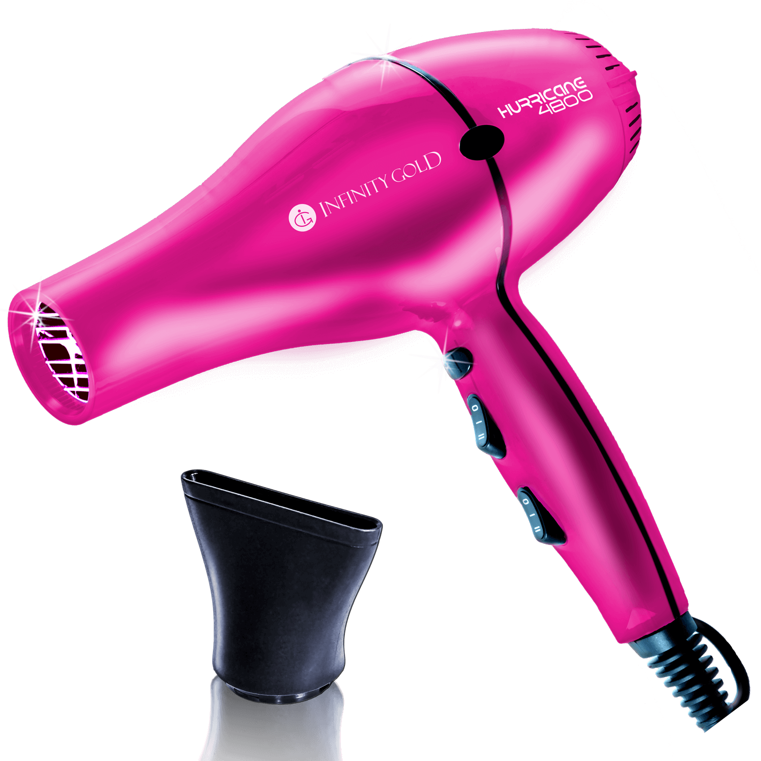 Hair Dryer Png Photo (black, purple)