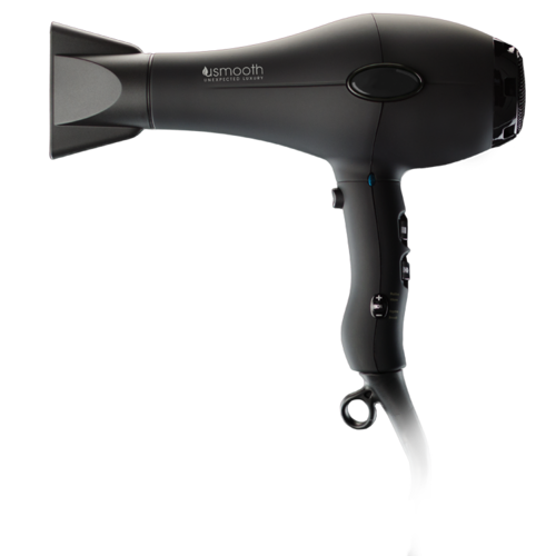 Hair Dryer Transparent Background (black)