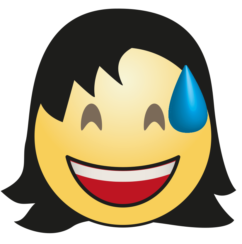 Hair Girl Emoji Png Photo (black, maroon, gray, salmon)