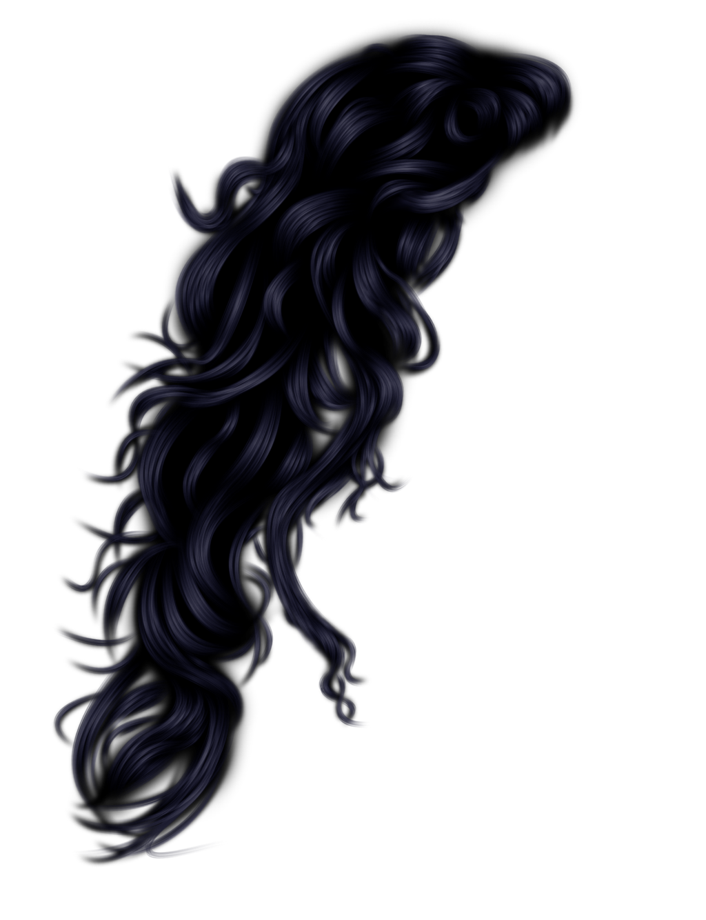 Hair Png 2 (black)