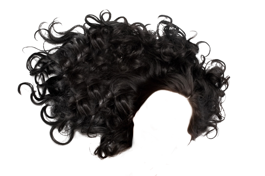 Hair Png 3 (black, white)