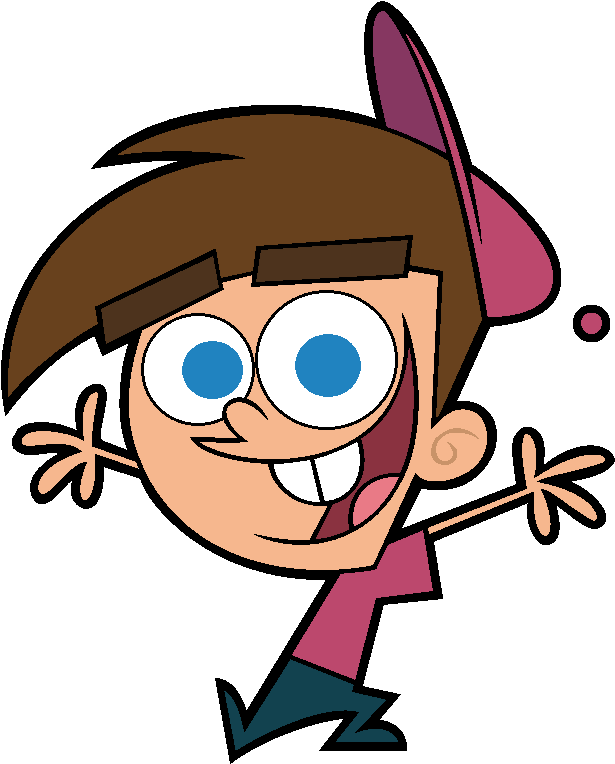 Fairly Odd Parents Png Image (teal, salmon, olive, white, black)