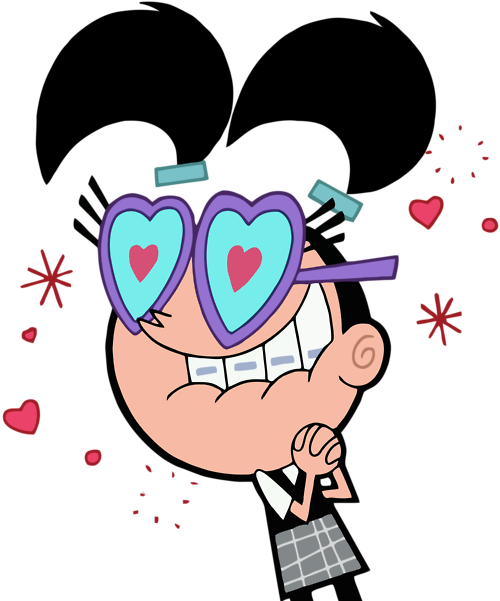 Fairly Odd Parents Png Isolated Hd (black, mint, pink, white)