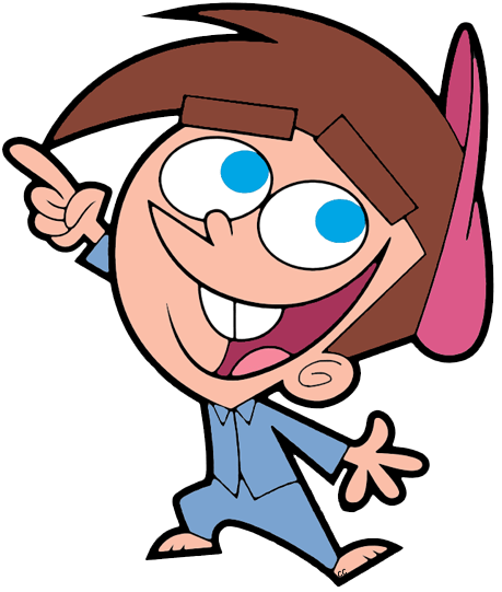 Fairly Oddparents Characters Png File (olive, white, gray, silver, pink)