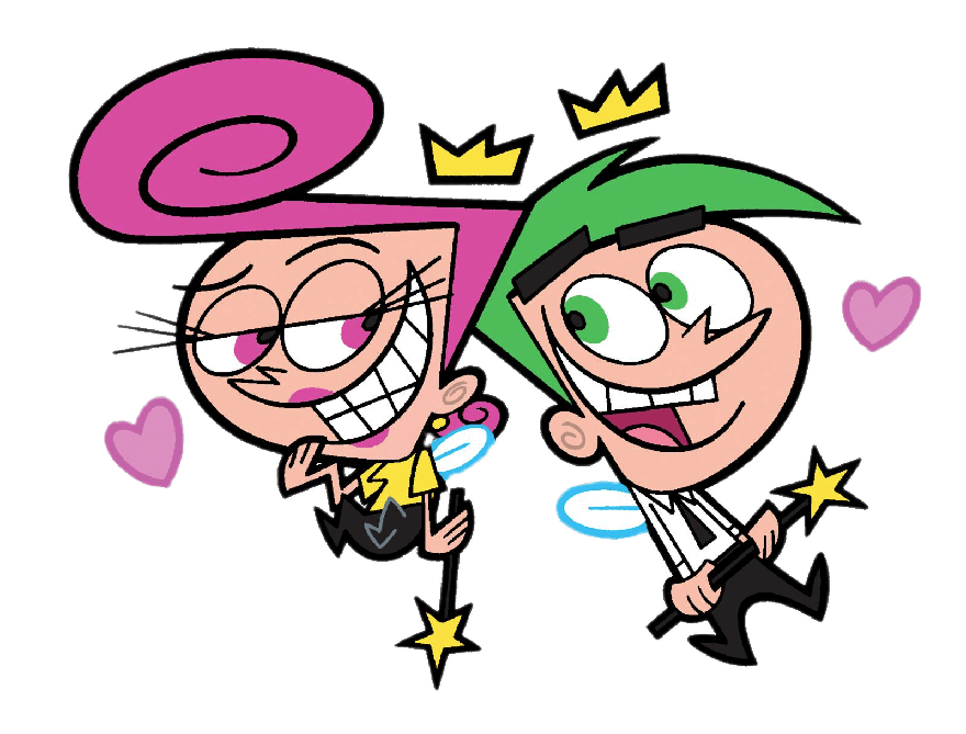 Fairly Oddparents Characters Png Photo (salmon, gray, pink, white)