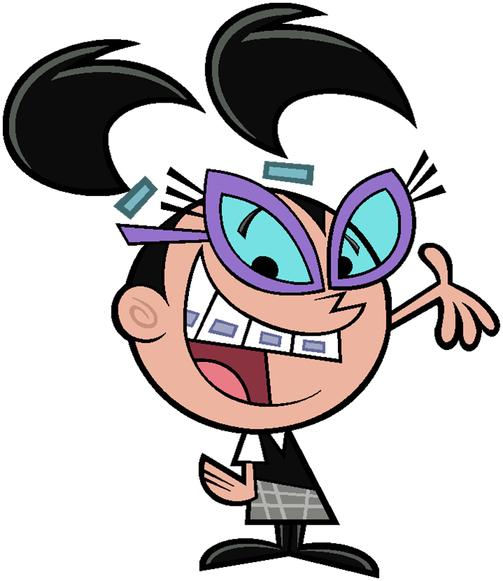 Fairly Oddparents Characters Png Picture (black, mint, pink, white)