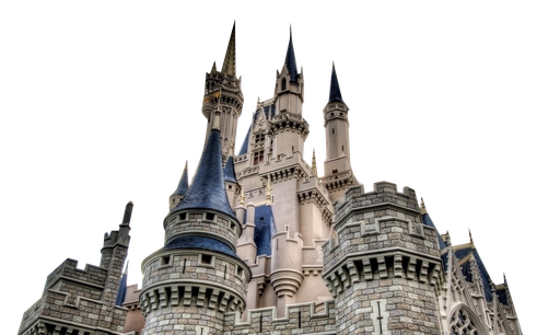 Fairy Castle Png File (black, gray)