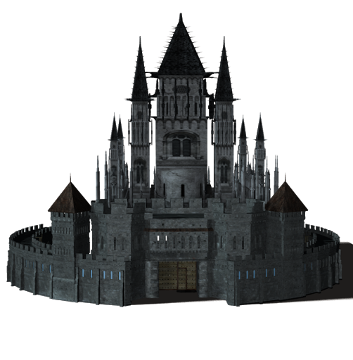 Fairy Castle Png Pic (black)